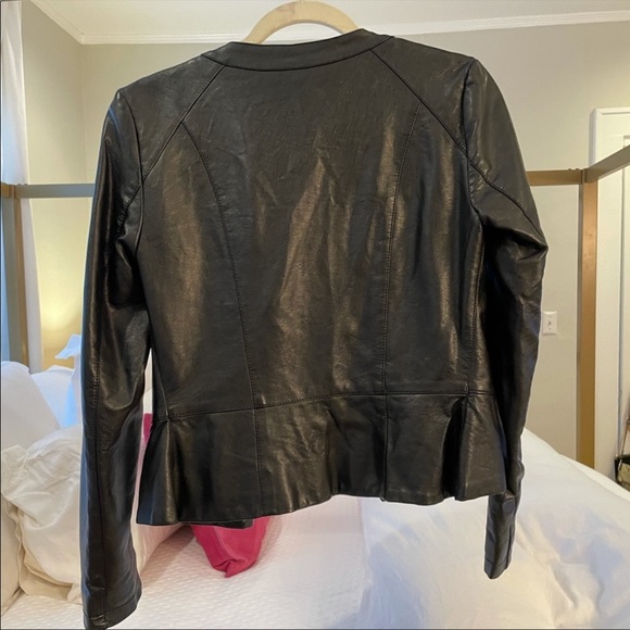 French Connection Leather Jacket - Picture 4 of 4